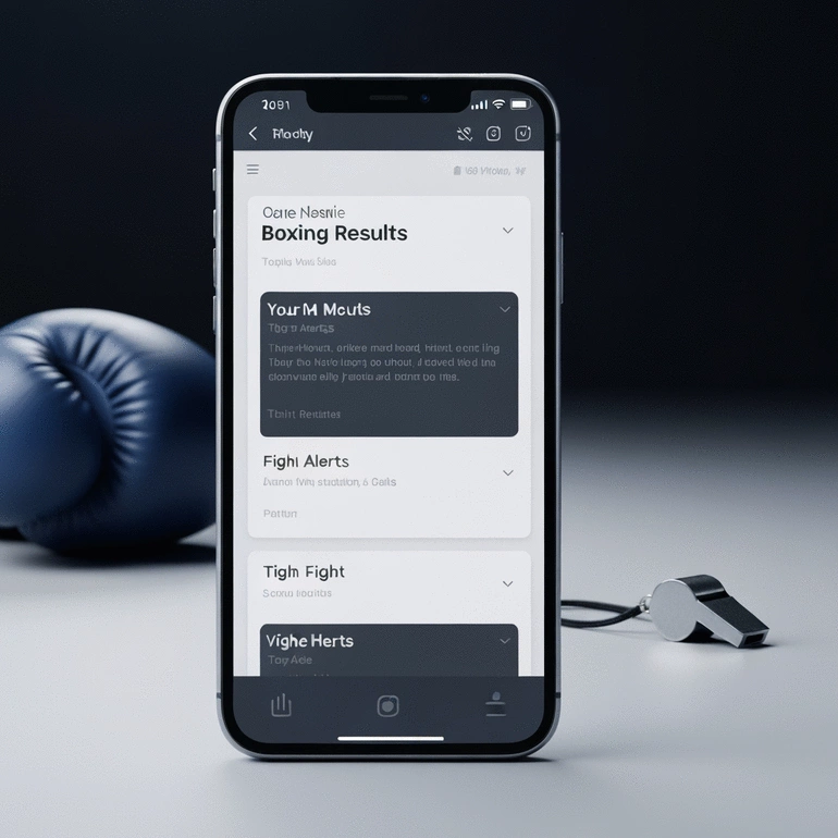 How to Get the Latest Boxing Results and Fight Notifications on Your Phone