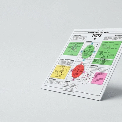 Boxing strategy board with tactical notes and diagrams