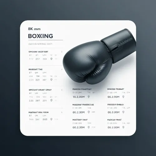 Boxing Match Schedule