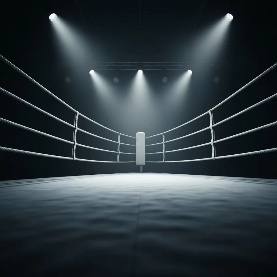 Boxing ring background